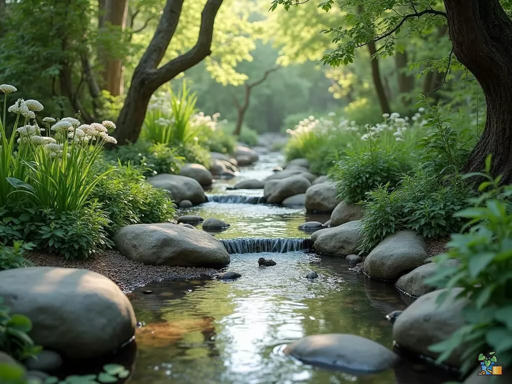 Comment aménager un ruisseau naturel dans le jardin ?