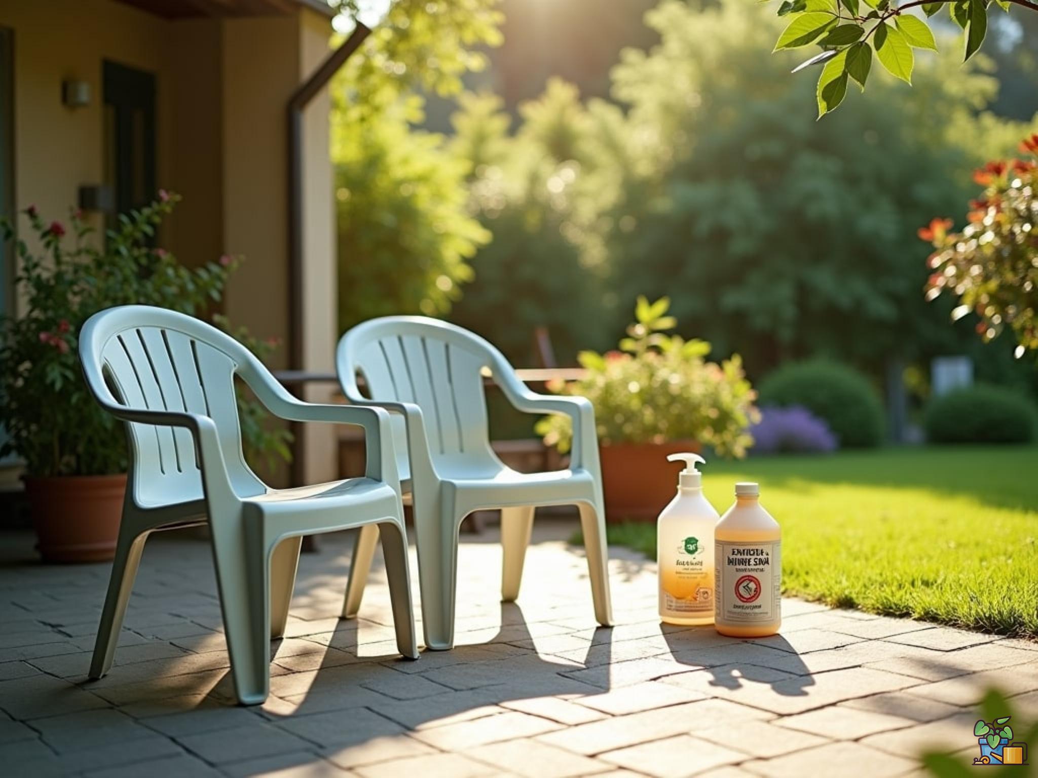 Comment nettoyer une chaise de jardin en plastique blanc ? Astuces et