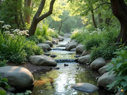 Comment aménager un ruisseau naturel dans le jardin ?